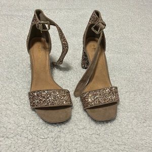 Old navy glitter heels. Never worn